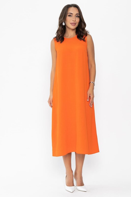 LT Collection Платье 546412 П13973-9М оранжевый