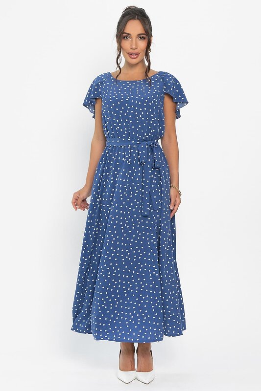 LT Collection Платье 546414 П13968-16М синий