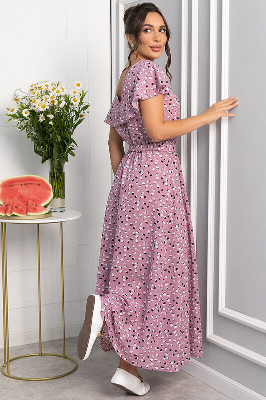 LT Collection Платье 546416 П13969-16М розовый