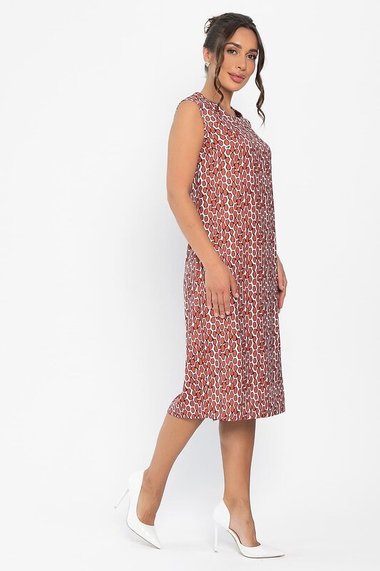 LT Collection Платье 546420 П13979-25М терракотовый