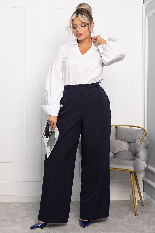 LT Collection Брюки 546421 Б13971-13М Темно-синий