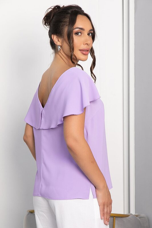 LT Collection Блуза 546423 Б13970-16М сиреневый