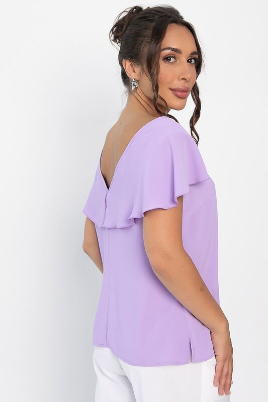 LT Collection Блуза 546423 Б13970-16М сиреневый