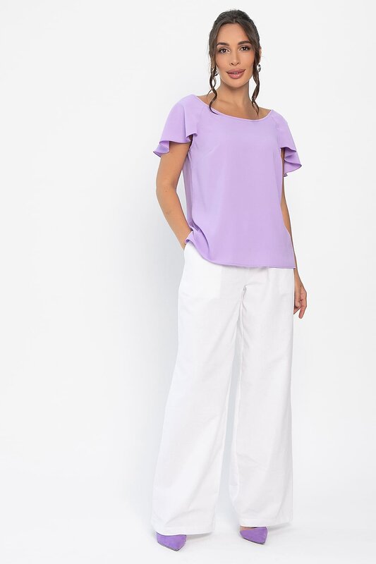 LT Collection Блуза 546423 Б13970-16М сиреневый
