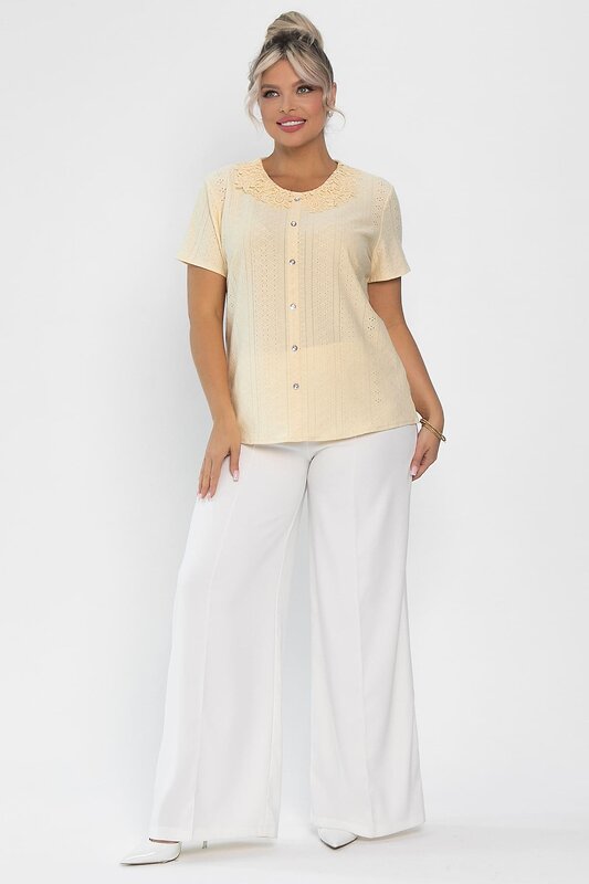 LT Collection Блуза 546424 Б13977-20М желтый
