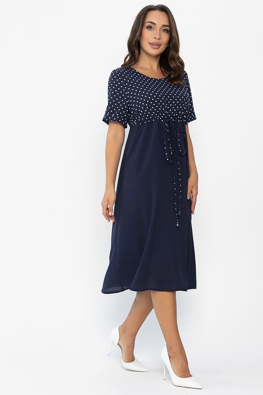 LT Collection Платье 546428 П13992-3М синий