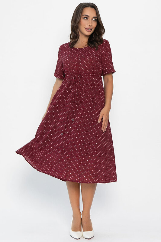 LT Collection Платье 546429 П13984-3М бордовый
