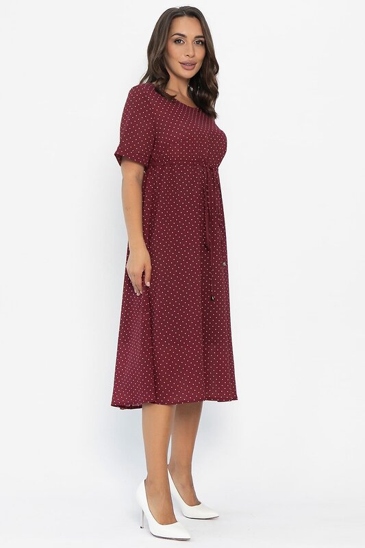 LT Collection Платье 546429 П13984-3М бордовый