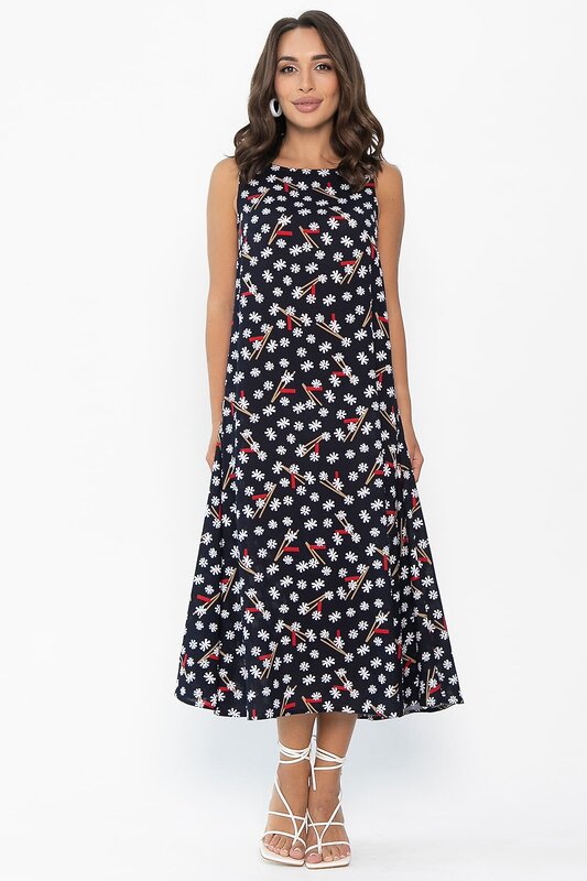 LT Collection Сарафан 546439 П13995-10М темно-синий