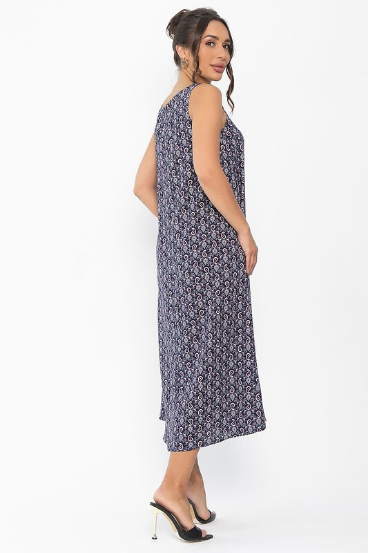 LT Collection Сарафан 546441 П13994-10М темно-синий