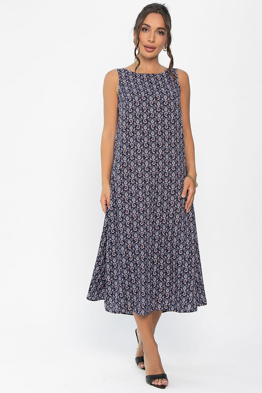LT Collection Сарафан 546441 П13994-10М темно-синий