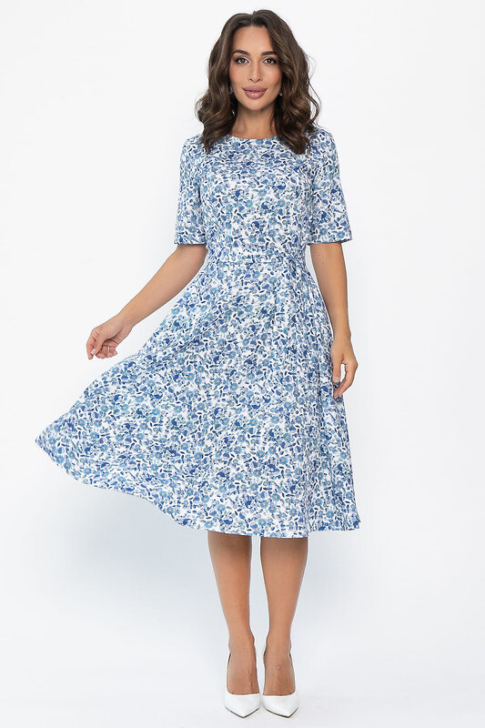 LT Collection Платье 546442 П13998-16М голубой