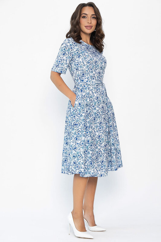 LT Collection Платье 546442 П13998-16М голубой