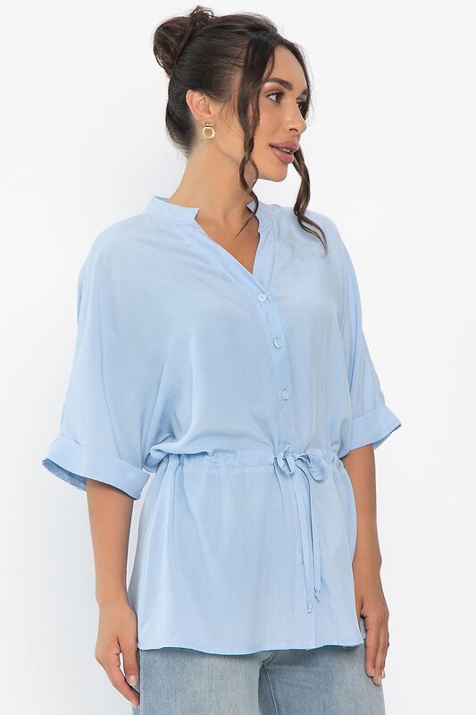 LT Collection Блуза 546443 Б13981-30М голубой