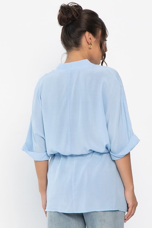 LT Collection Блуза 546443 Б13981-30М голубой