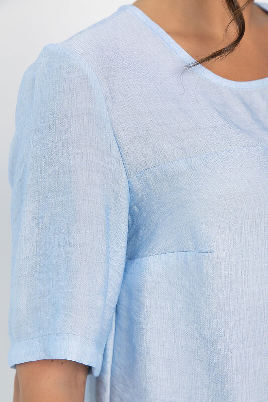 LT Collection Блуза 546449 Б14006-25М голубой