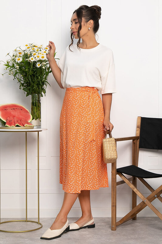LT Collection Юбка 546455 Ю14019-35М оранжевый