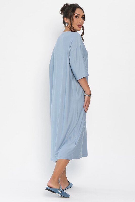 LT Collection Платье 546458 П14026-25М голубой