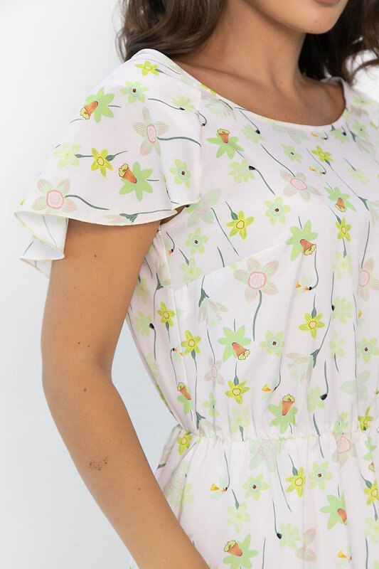 LT Collection Платье 546460 П14025-16М молочный