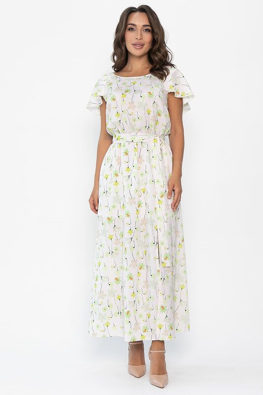 LT Collection Платье 546460 П14025-16М молочный