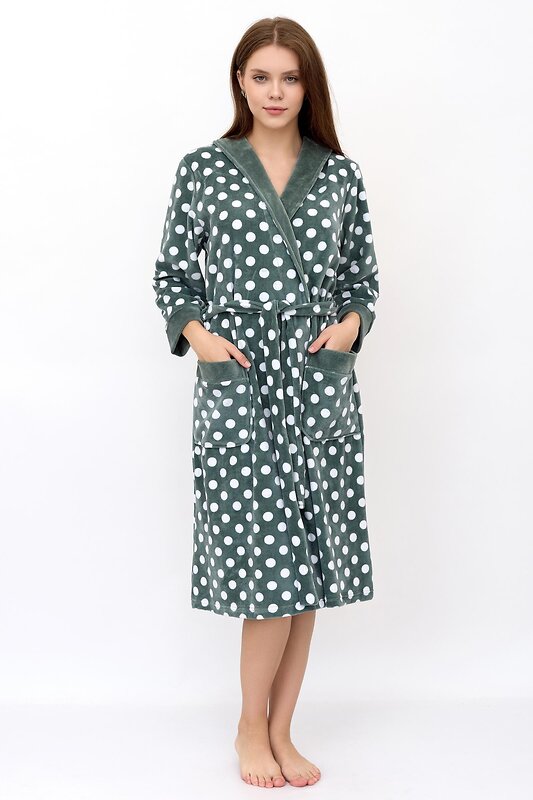 Lika Dress Халат 546687 8790 Хаки