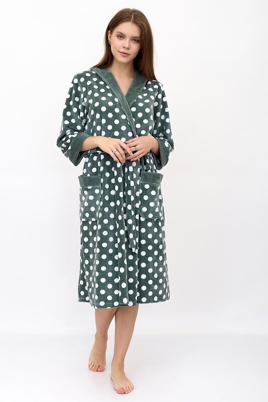 Lika Dress Халат 546687 8790 Хаки
