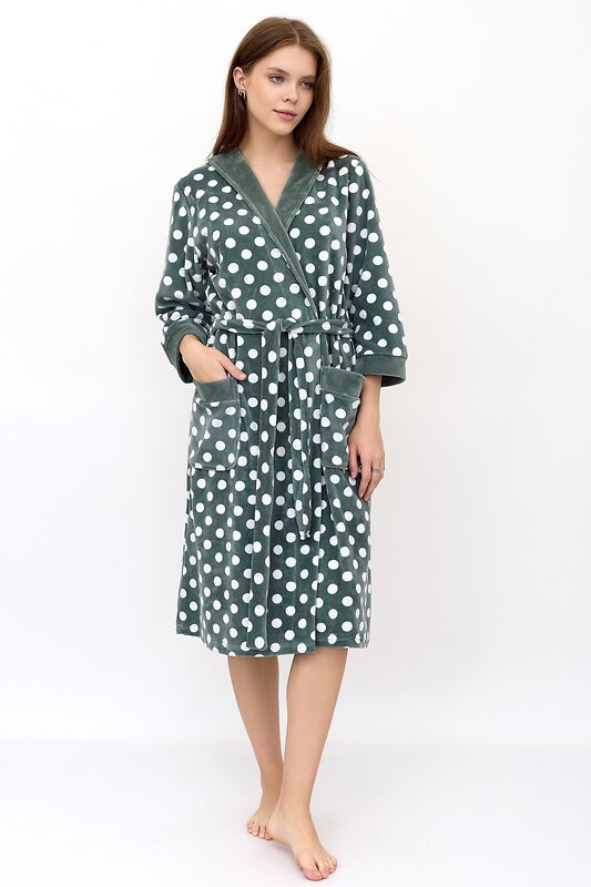 Lika Dress Халат 546687 8790 Хаки
