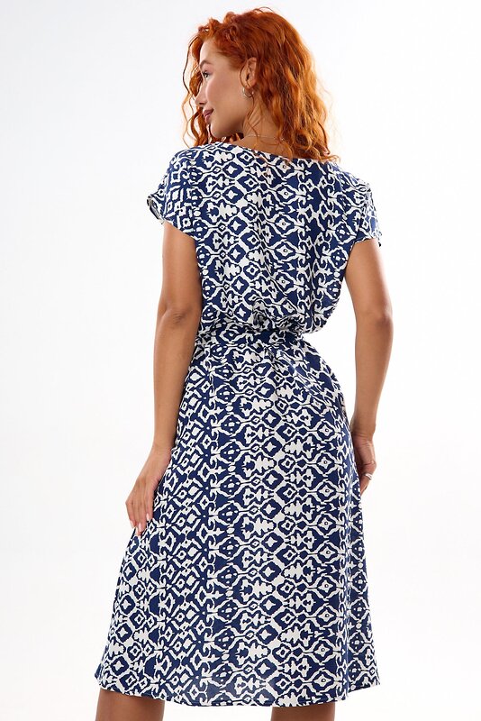 Lika Dress Платье 546744 10495 Белый/синий