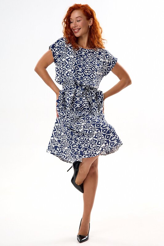 Lika Dress Платье 546744 10495 Белый/синий