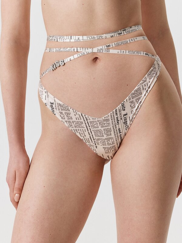 Infinity Lingerie Трусы 547609 31204122397 черный принт