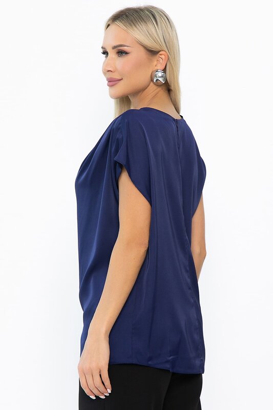 LT Collection Блуза 547842 Б13838-30М синий