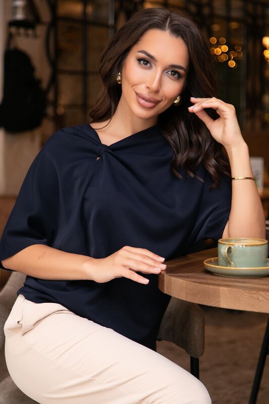 LT Collection Блуза 547855 Б14007-1М черный