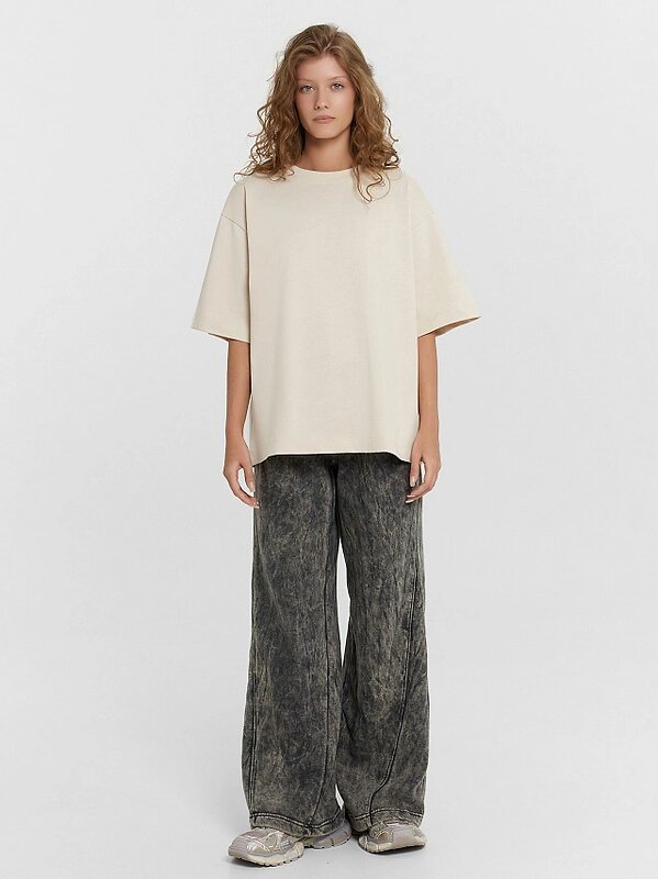 MARK FORMELLE Брюки 548003 182283 ACID WASH черный