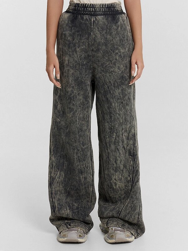 MARK FORMELLE Брюки 548003 182283 ACID WASH черный