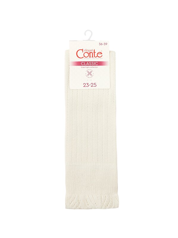 Conte elegant Гольфы 548094 CLASSIC 25С-42СП молочный