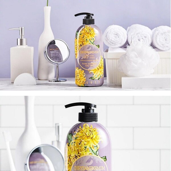 Jigott Парфюмированный гель для душа с экстрактом хризантемы / Chrysanthemum Perfume Body Wash, 750 мл 548106 19787