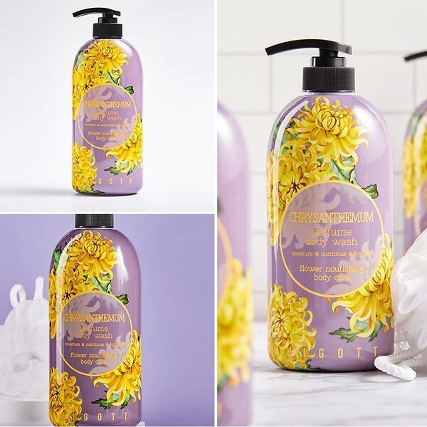 Jigott Парфюмированный гель для душа с экстрактом хризантемы / Chrysanthemum Perfume Body Wash, 750 мл 548106 19787