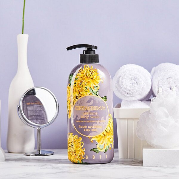 Jigott Парфюмированный гель для душа с экстрактом хризантемы / Chrysanthemum Perfume Body Wash, 750 мл 548106 19787