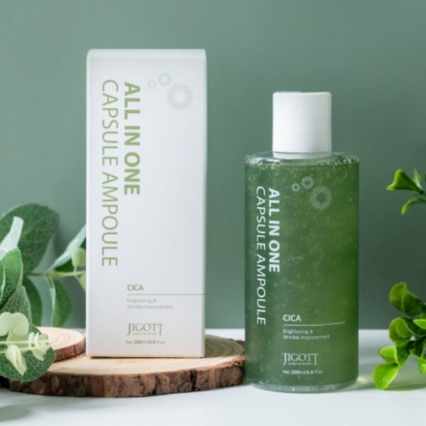 Jigott Сыворотка для лица с экстрактом центеллы азиатской / All In One Cica Capsule Ampoule, 200 мл 548115 23489