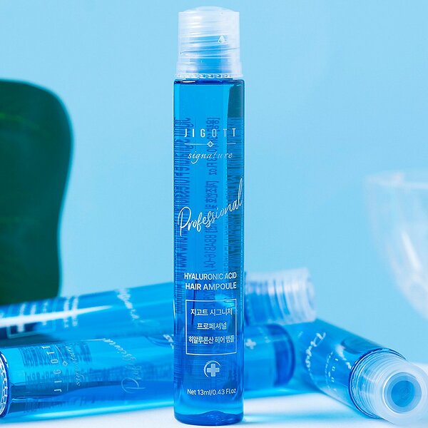 Jigott Ампульный филлер для волос с гиалуроновой кислотой / Signature Professional Hyaluronic Acid Hair Ampoule, 10 шт. x 13 мл 548116 23888