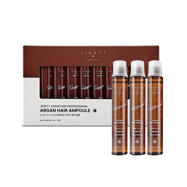 Jigott Ампульный филлер для волос с эктрактом арганы / Signature Professional Argan Hair Ampoule, 10 шт. x 13 мл 548117 23890