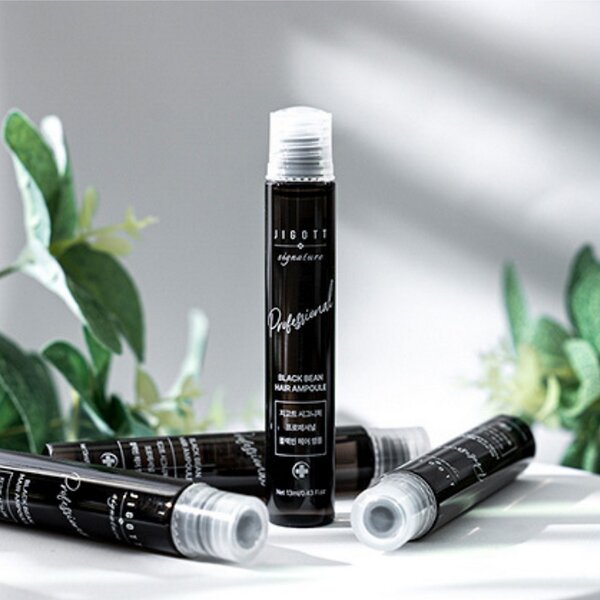Jigott Ампульный филлер для волос с экстрактом черной фасоли / Signature Professional Black Bean Hair Ampoule, 10 шт. x 13 мл 548118 23891
