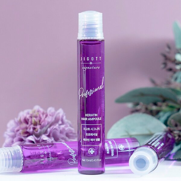 Jigott Ампульный филлер для волос с кератином / Signature Professional Keratin Hair Ampoule, 10 шт. x 13 мл 548120 23889