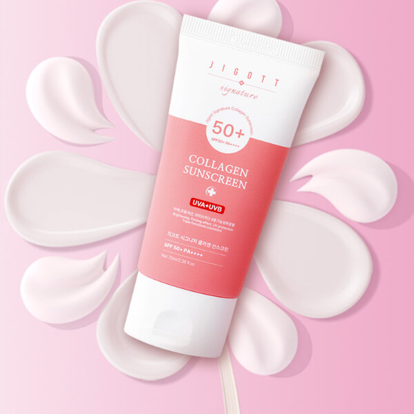 Jigott Крем для лица солнцезащитный с коллагеном / Signature Collagen Sunscreen SPF50+ PA++++, 70 мл 548121 25828