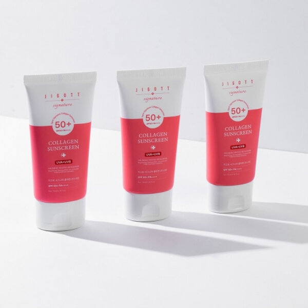 Jigott Крем для лица солнцезащитный с коллагеном / Signature Collagen Sunscreen SPF50+ PA++++, 70 мл 548121 25828