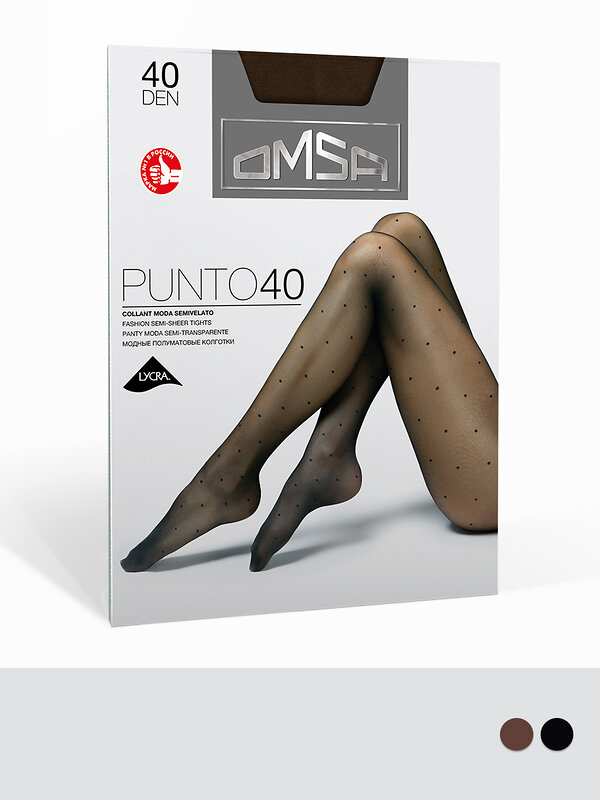 Omsa Колготки 548144 PUNTO 40 Lola (Коричневый)