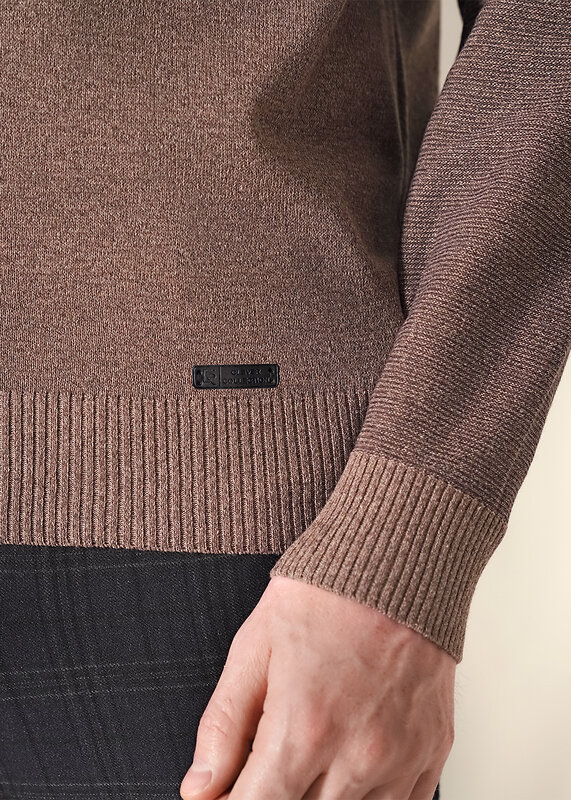 CLEVER Джемпер 548285 654407хпэ мулине коричневый