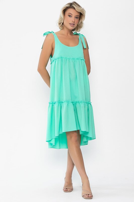 LT Collection Платье 548366 П14015-14М бирюзовый