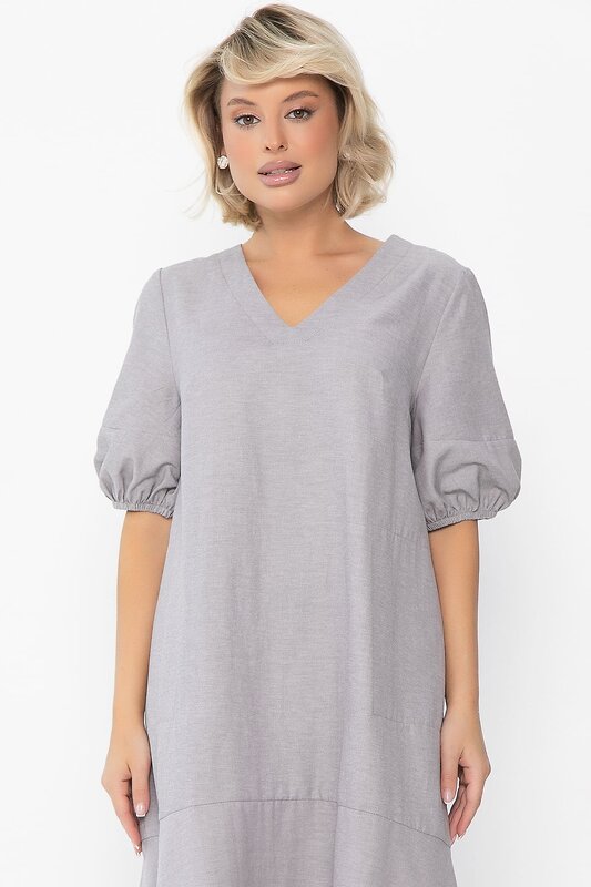 LT Collection Платье 548368 П14044-30М серый