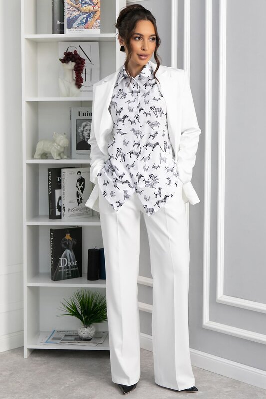 LT Collection Рубашка 548556 Б13843-16М белый